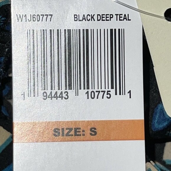 Band of The Free COLETTE TEAL DIAMOND MINI A Line Ruffle SKIRT Women Small New - Picture 7 of 9